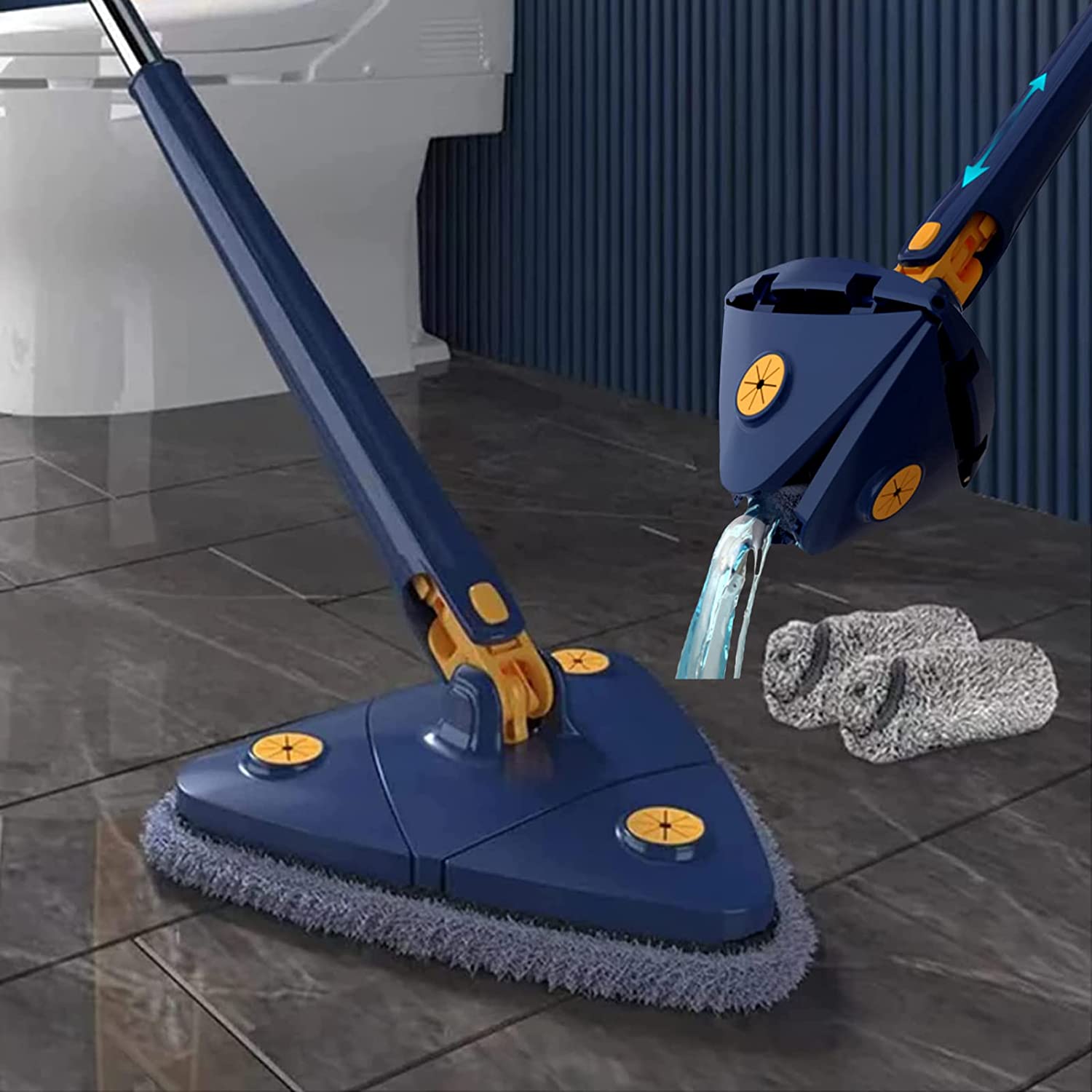 360 Rotating Floor Mop with Adjustable Handle | Mahal Mart