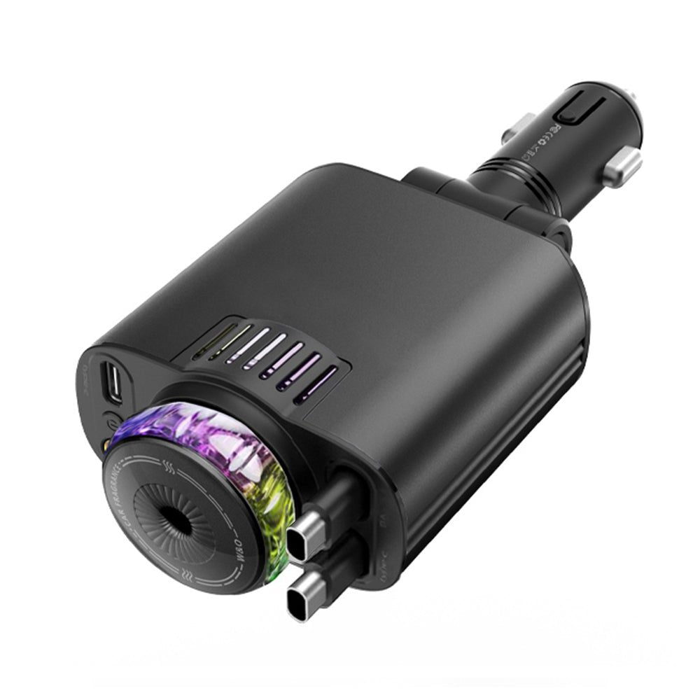🔥 Starlight Car Charger – 5-in-1 Quick Charge USB Hub