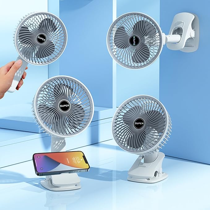 Portable Desk Clip-On Fan