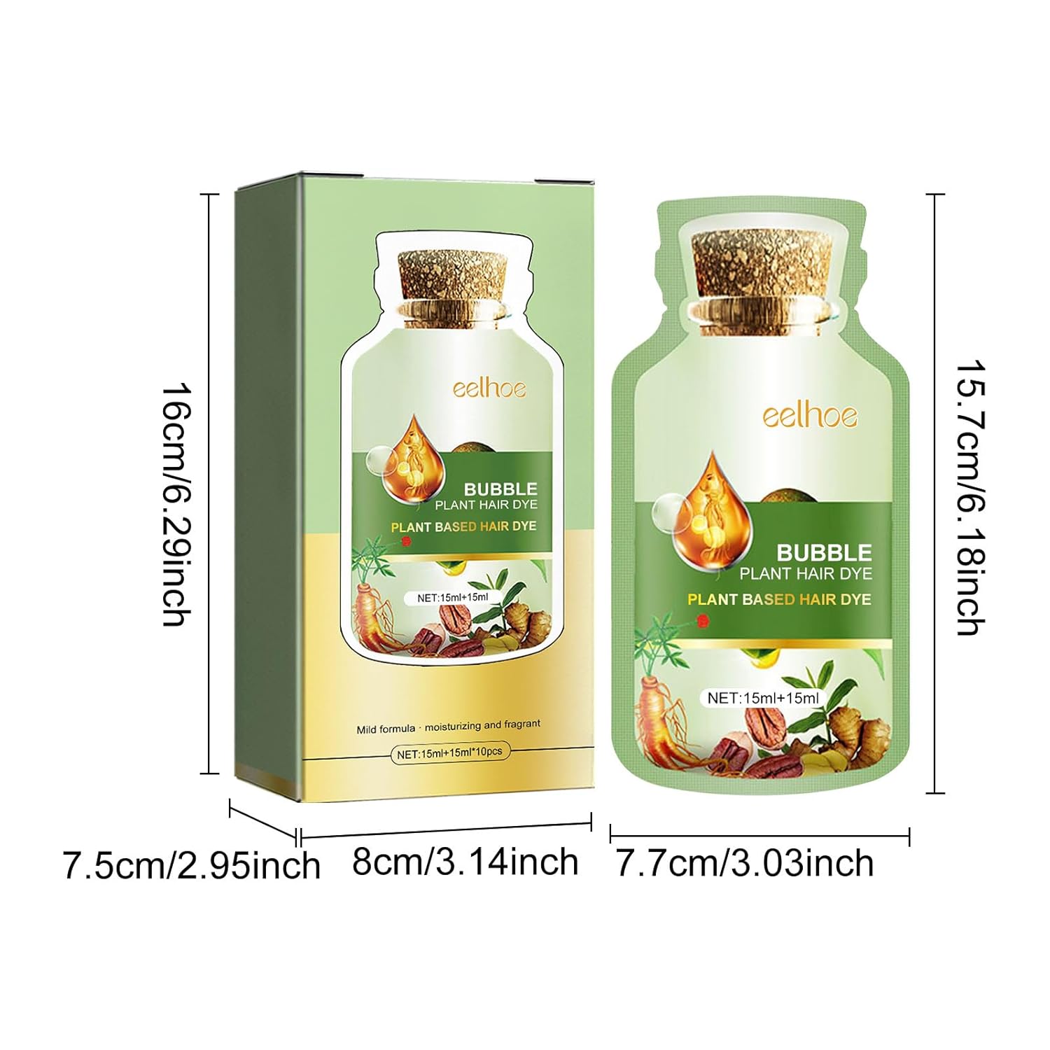 Original Ellehoe Bubble Hair Color