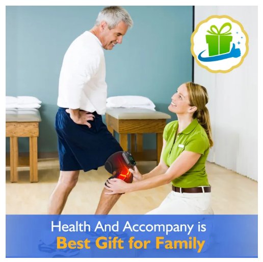 Heated Massage Device Relaxing Muscle Relief with Adjustable Heat