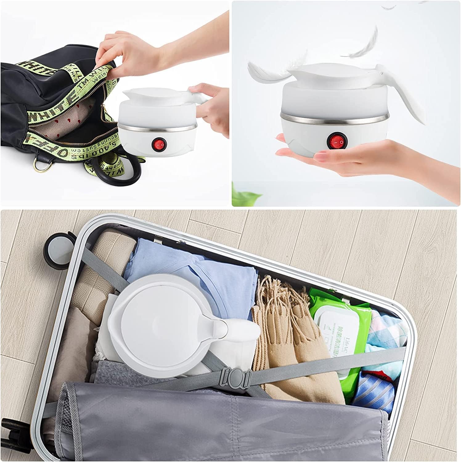 Portable Electric Kettle Compact, Fast Boiling Kettle
