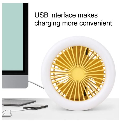 Rechargeable Electric Fan Portable USB Fan for Home