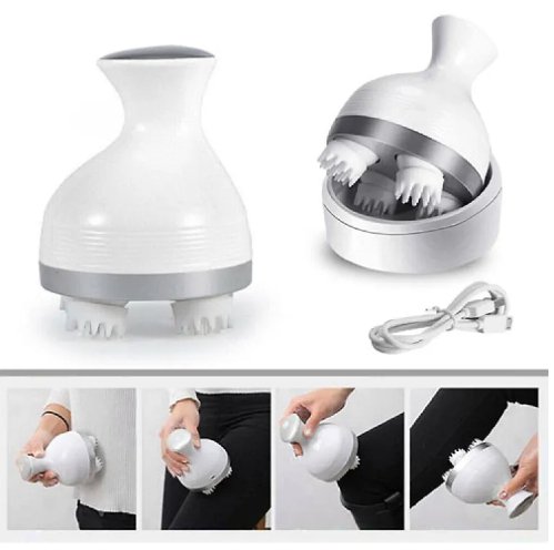 Electric Scalp Massager for Hair Growth & Stress Relief