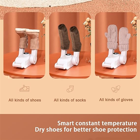 Portable Shoe Dryer for Wet Shoes, Boots & Sneakers