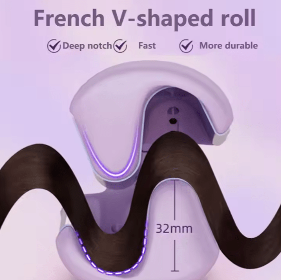 Sleek Edge Ceramic Hair Straightener for Silky, Straight Hair