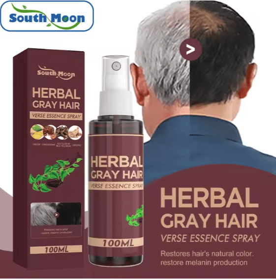 South Moon Original Gray Hair Concealer Spray | Instant Root Touch-Up 100ml