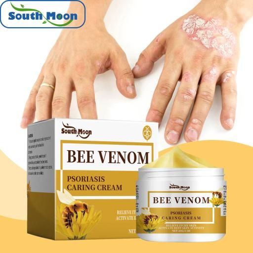 South Moon Bee Venom Psoriasis Cream for Itch & Flare-Up Relief | Natural Skin Soothing