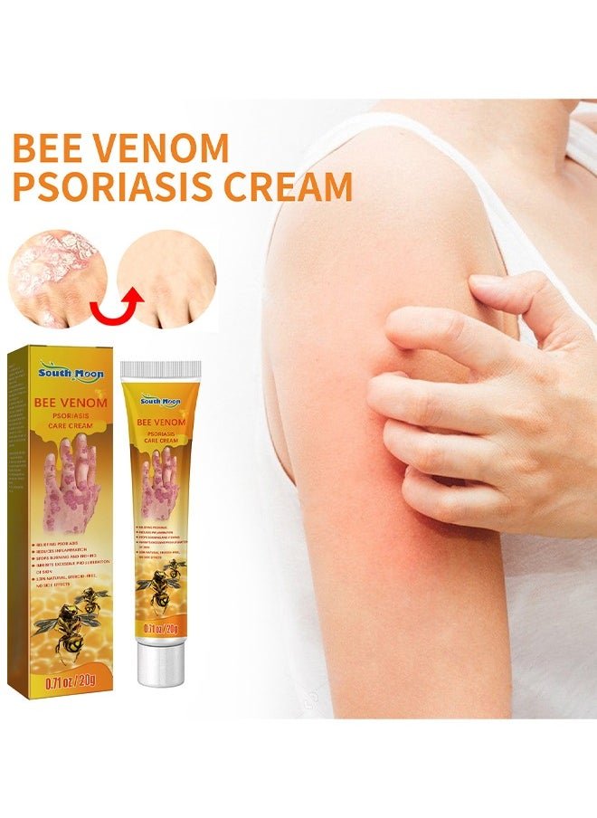 South Moon Bee Venom Psoriasis Cream for Itch & Flare-Up Relief | Natural Skin Soothing