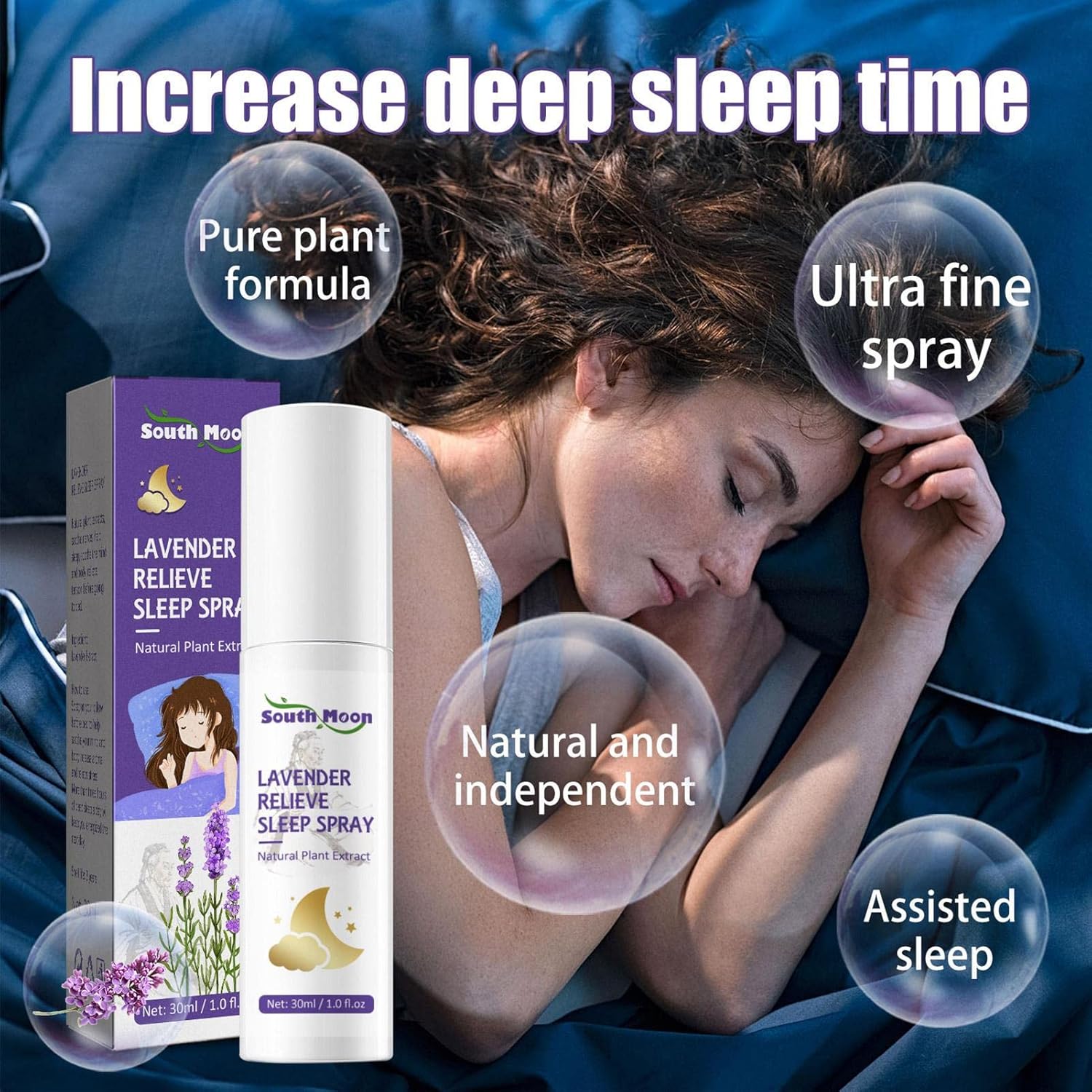 🔥 South Moon Lavender Sleep Spray – Relax & Calm (Original)