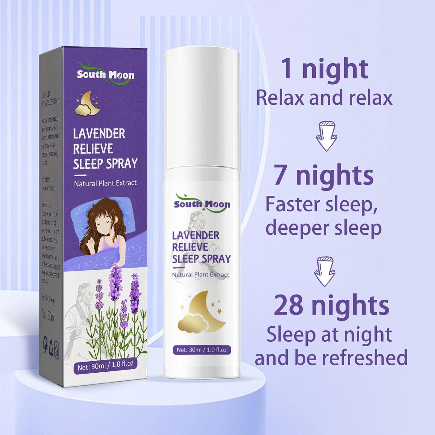 🔥 South Moon Lavender Sleep Spray – Relax & Calm (Original)
