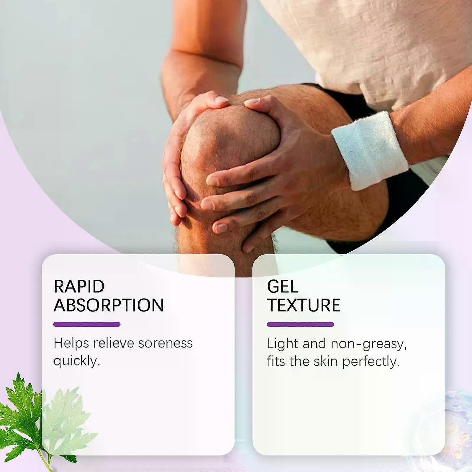 South Moon Natural Pain Relief Massage Gel for Back, Neck & Joint Pai