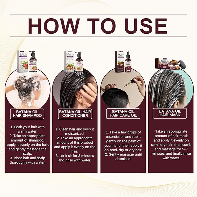 EELHOE Batana Oil Hair Care Set – Original Formula