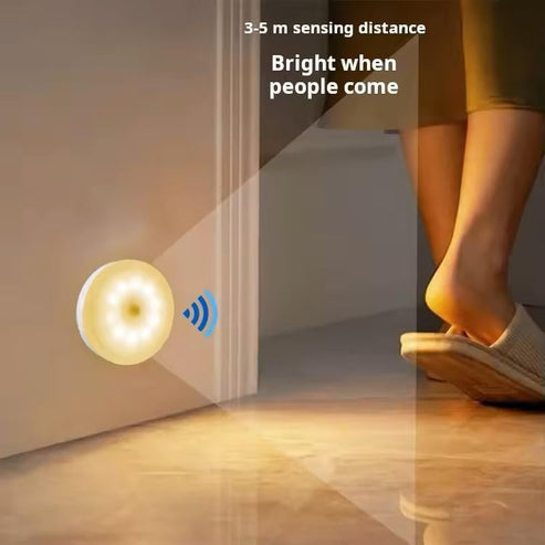 Smart Motion Sensor Night Light Auto On/Off LED Lamp for Home