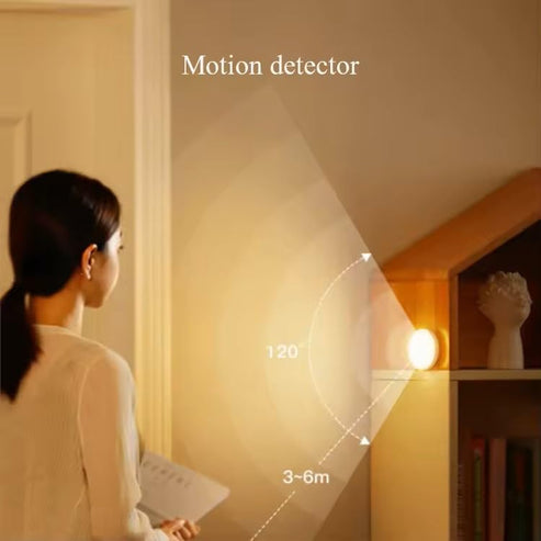 Smart Motion Sensor Night Light Auto On/Off LED Lamp for Home