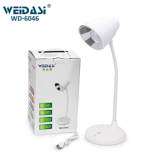 WEIDASI LED Desk Lamp Portable USB Charging Table Light