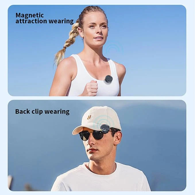 Rechargeable Wireless Microphone Kit with Charging Case